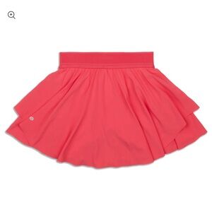 Lululemon Court Rival High Rise Skirt size 8 in pale raspberry- rare! Never worn